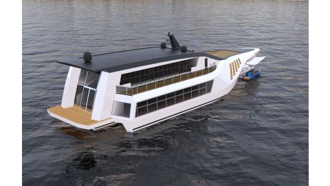 52m Trimaran Restaurant Gemisi