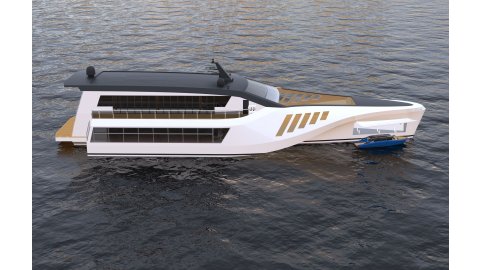 52m Trimaran Restaurant Gemisi