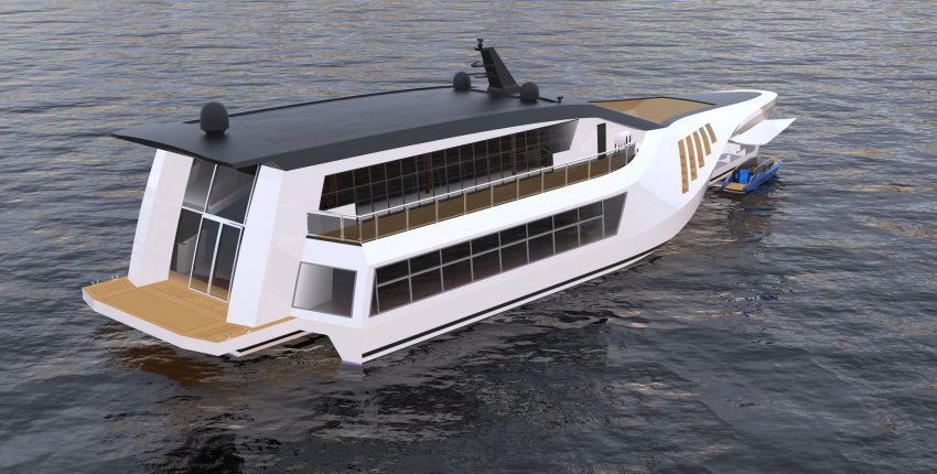 52m Trimaran Restaurant Gemisi