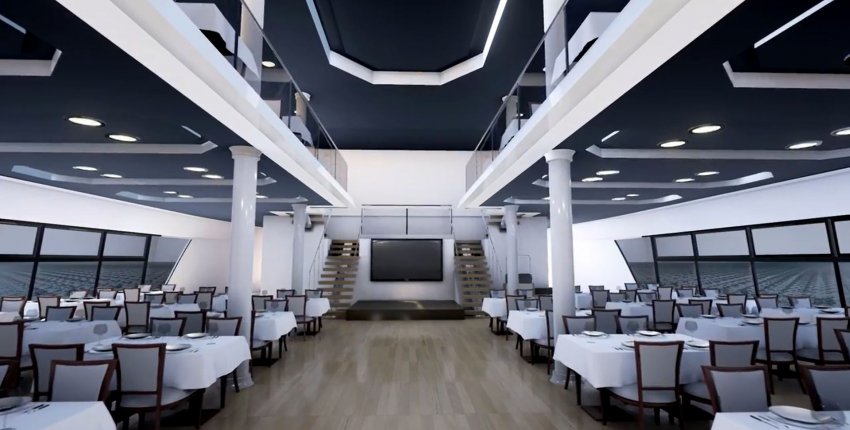 52m Trimaran Restaurant Gemisi